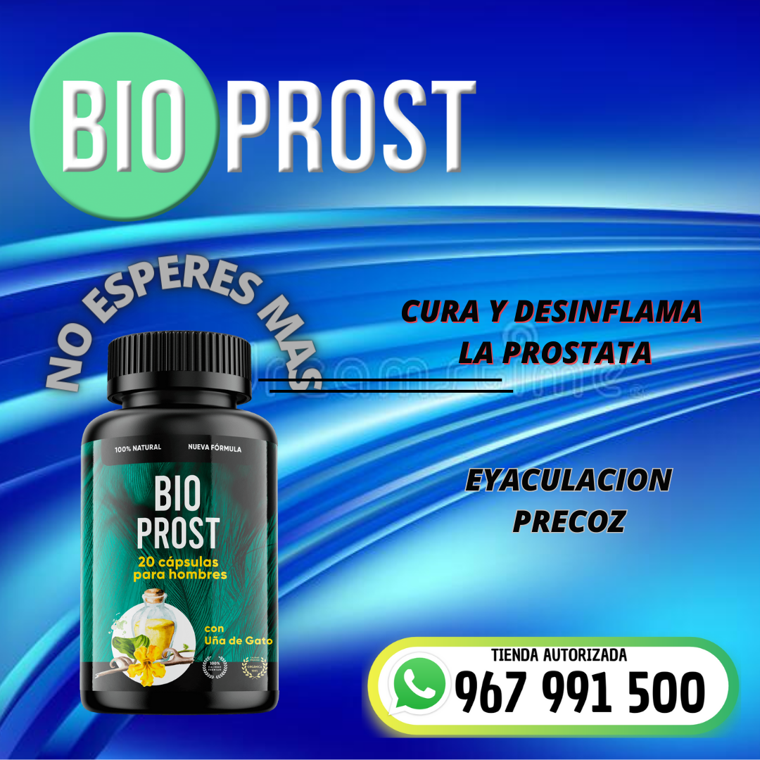 BIOPROST CURA Y DESINFLAMA LA PROSTATA